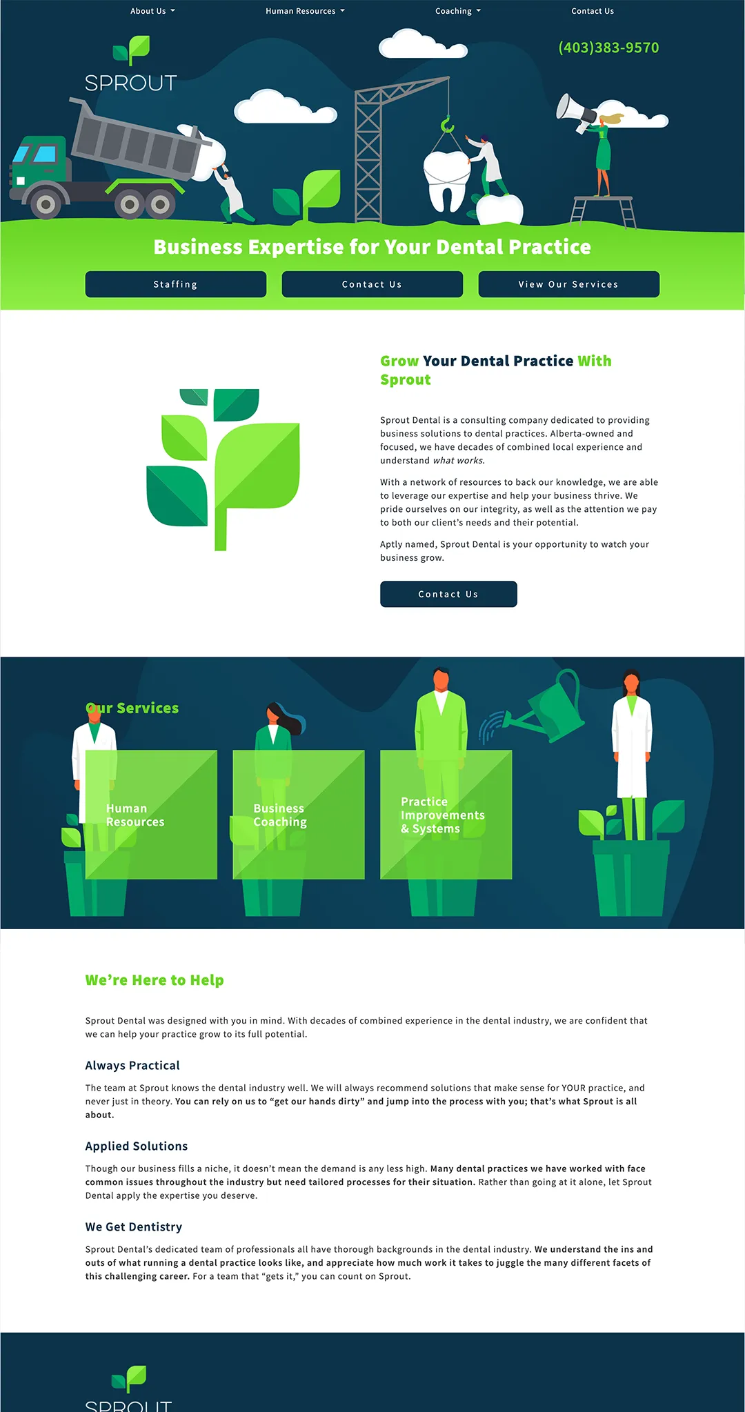 fsd-porfolio-hero-sprout screenshot of Sprout website