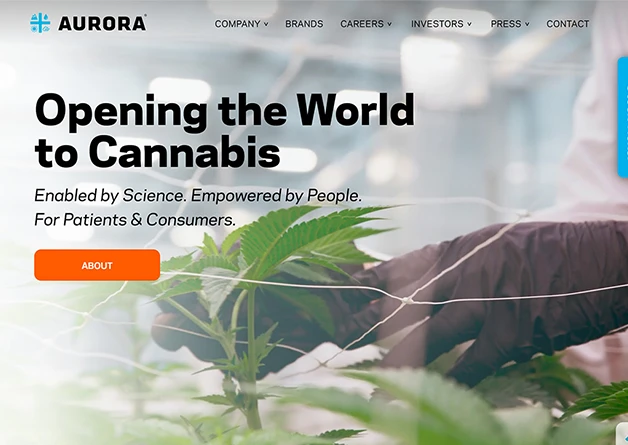 Aurora Cannabis hero