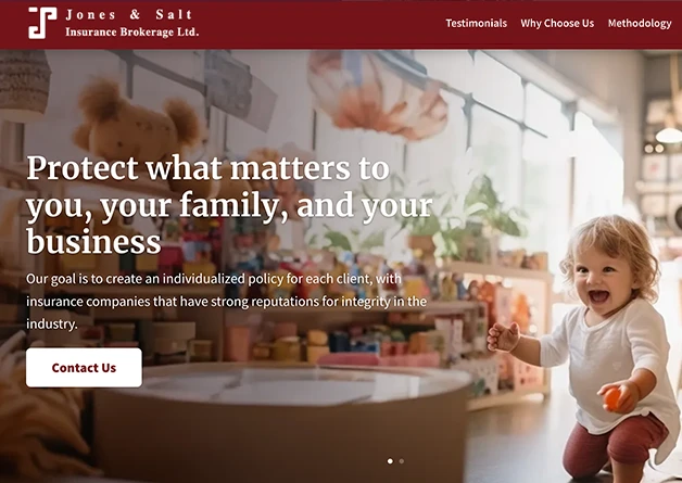 Jones & Salt Homepage